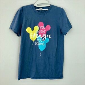 Disney Balloons If You Believe You Belong Tee Shirt